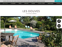 Tablet Screenshot of lesdouves.com